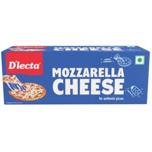 D'lecta 100% Mozzarella Cheese Block 200g – For Authentic, Stretchy Pizza