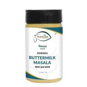 Sajeevan Moringa buttermilk Masala – Natural Buttermilk with Drumstick Leaves | Ayurvedic Desi Cooling Drink for Digestion & Gut Health | No Preservatives | Summer Herbal Buttermilk Masala - 150g