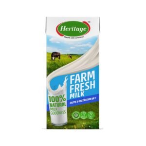 Heritage FARM FRESH TONED UHT MILK 1LTR TETRA