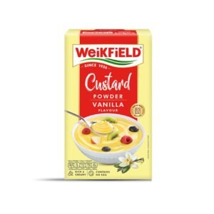 Weikfield Custard Powder 500g Pack | Vanilla Flavor | Makes Smooth & Creamy Custard | Contains Quality Ingredients | Best For Fruit Salads & Puddings | 100% Vegetarian