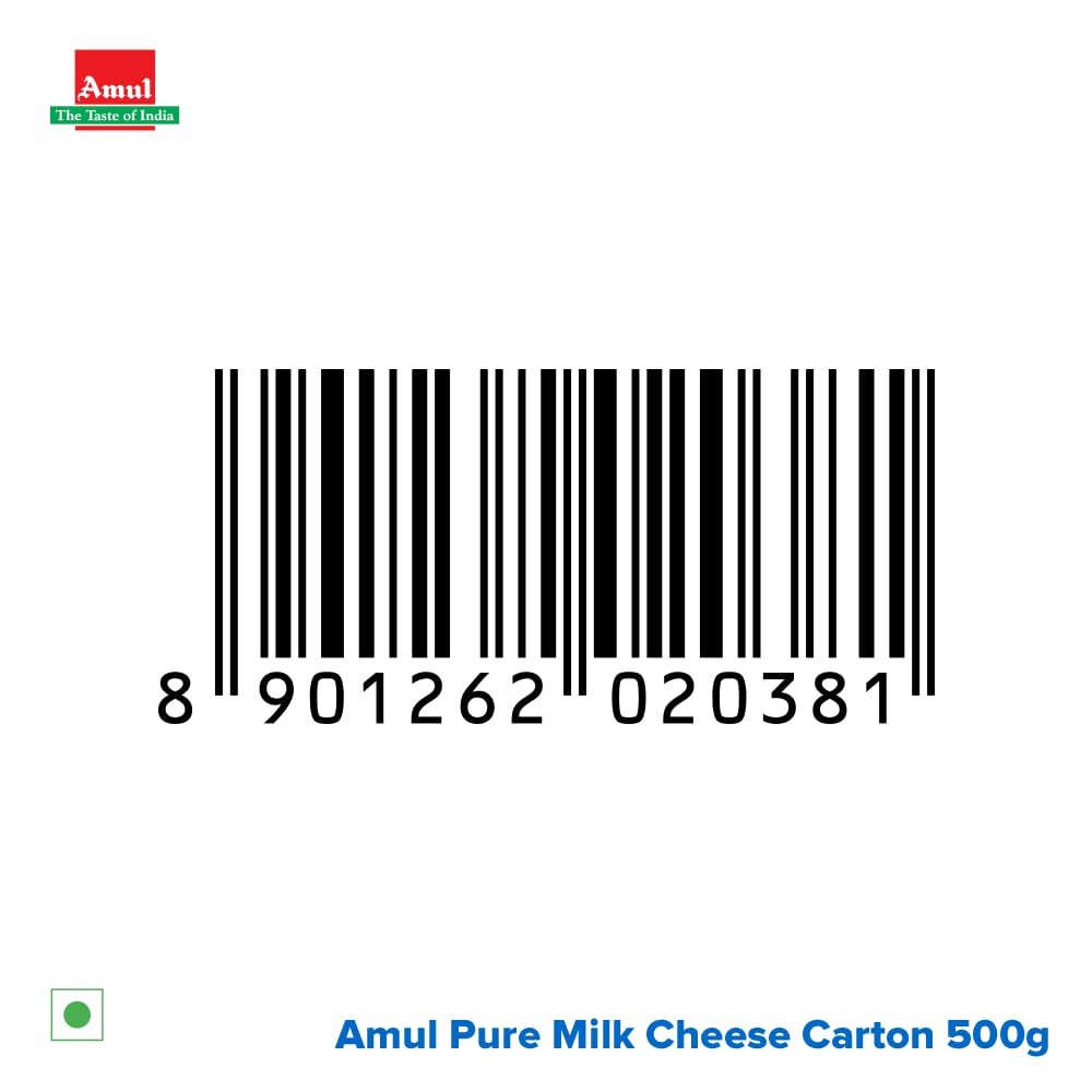 Amul Pure Milk Cheese Block, 500 g - Image 7
