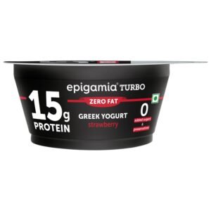 Epigamia Turbo 15g Protein Yogurt, Strawberry - 140g