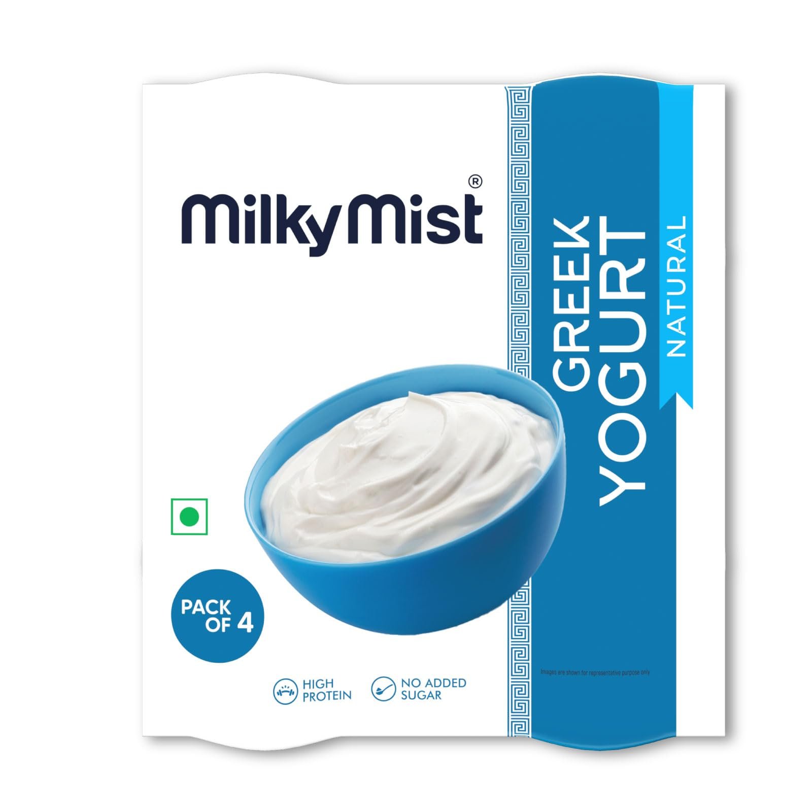 Milky mist greek yoghurt, 100 gm (pack of 4)
