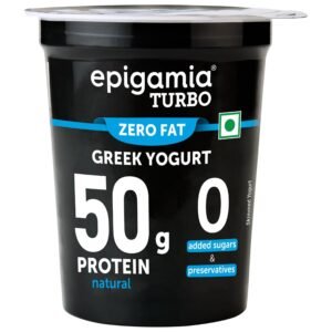 Epigamia Turbo 50 g Protein Yogurt, Natural - 430g