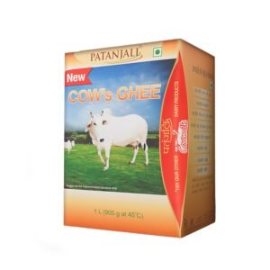 Patanjali Premium Cow Ghee Tetra Pack 1L - Pure Danedar Rich Aroma Gau Ghrita Cow Milk Ghee | Suitable for Cooking Sweets & Daily Use | No Additives