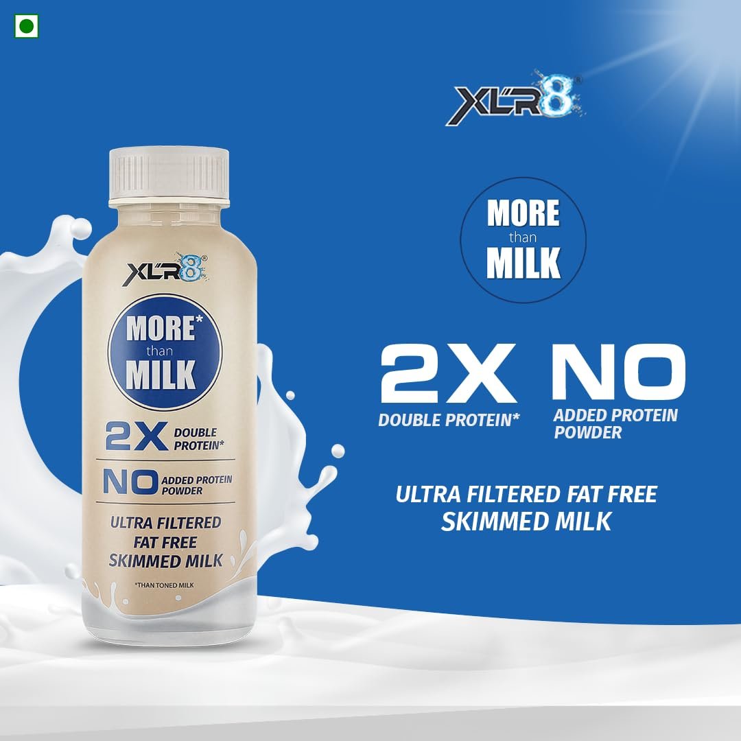 XLR8 More than Milk Ultra-Filtered High Protein Skimmed Milk (250 ml (Pack of 24)) - Image 9