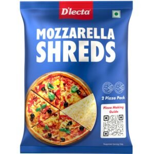 Dlecta Shredded Mozzarella 140 gm Pack