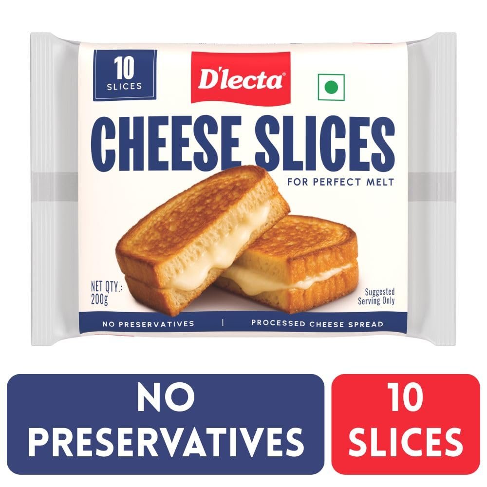 Dlecta Cheese Slices 200 gm Pack - Image 3