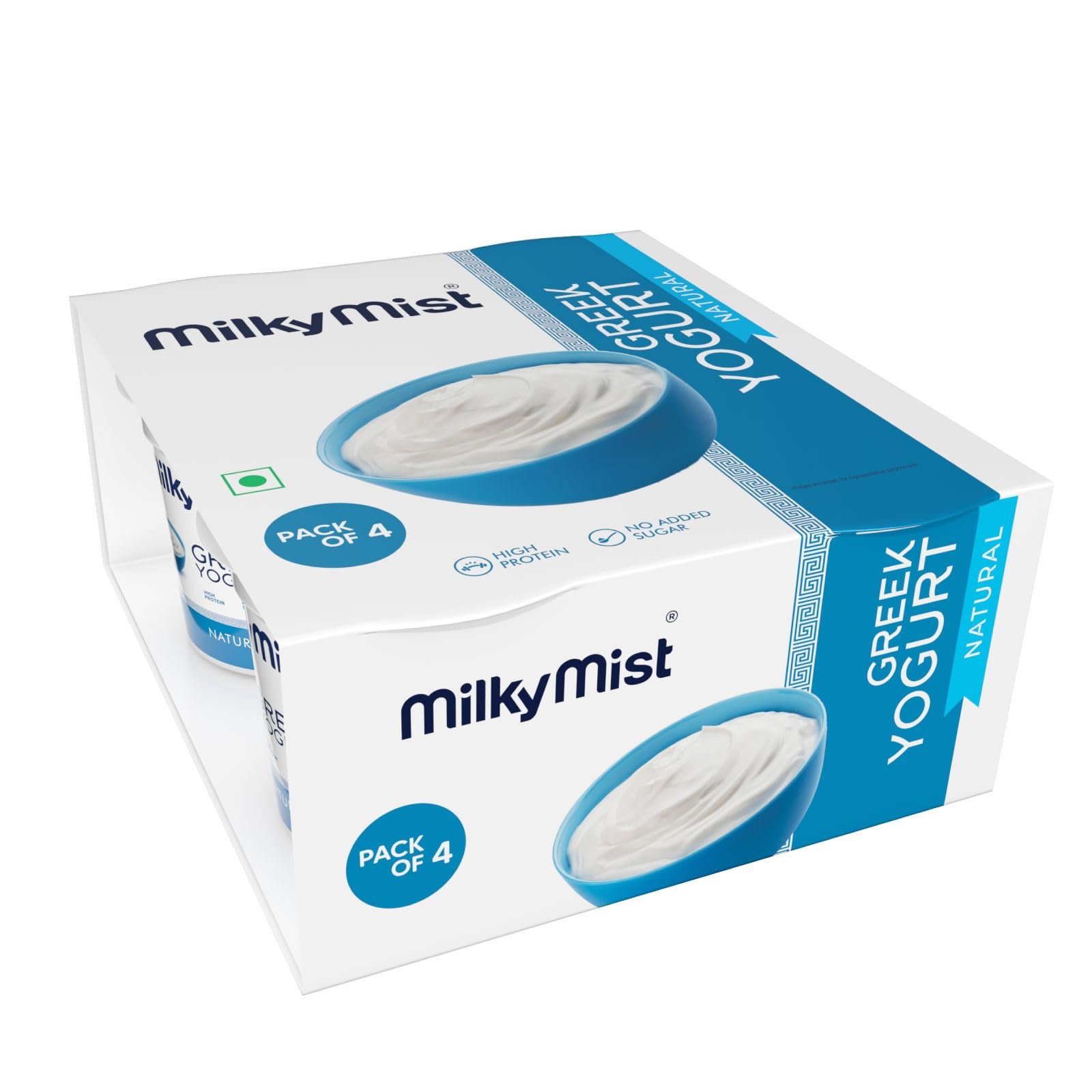 Milky mist greek yoghurt, 100 gm (pack of 4) - Image 3