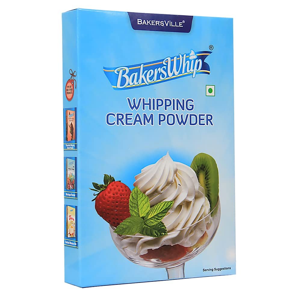 BakersWhip Whipping Cream Powder (Vanilla), 200g | Gluten Free Whipping Cream Powder, 200g - Image 4