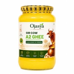 A2 Gir Cow Ghee 1000ml | Pure Desi Cow Ghee Made Using Traditional Bilona Method | Certified & Lab Tested Premium Indian Ghee for Cooking, Pooja & Daily Use | Ojasya Naturals