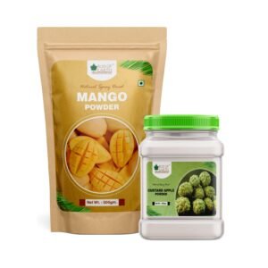 Bliss of Earth 500gm Mango Powder + 500gm Custard Apple Powder Natural Spray Dried Taste and Healthy Combo