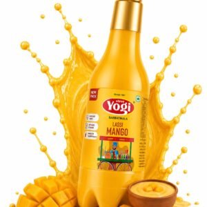 Mango Lassi Syrup for Lassi, Falooda, Milkshakes, Smoothies, Desserts, Ice Cream & Ice Gola (750ml) | Rich Alphonso Mango Taste | Refreshing Summer Drink Syrup | Easy to Mix For Party drinks / event catering | Natural Ingredients | Makes 25 Glasses