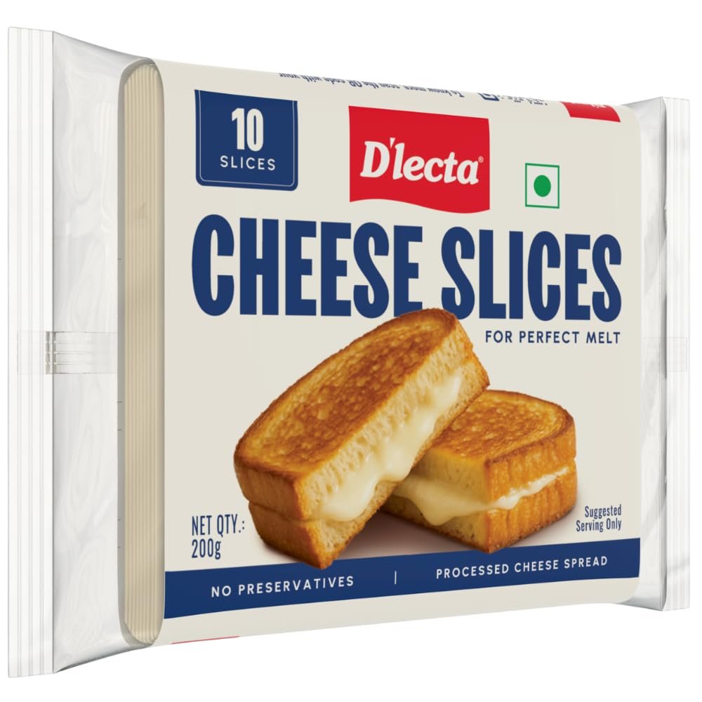 Dlecta Cheese Slices 200 gm Pack - Image 2