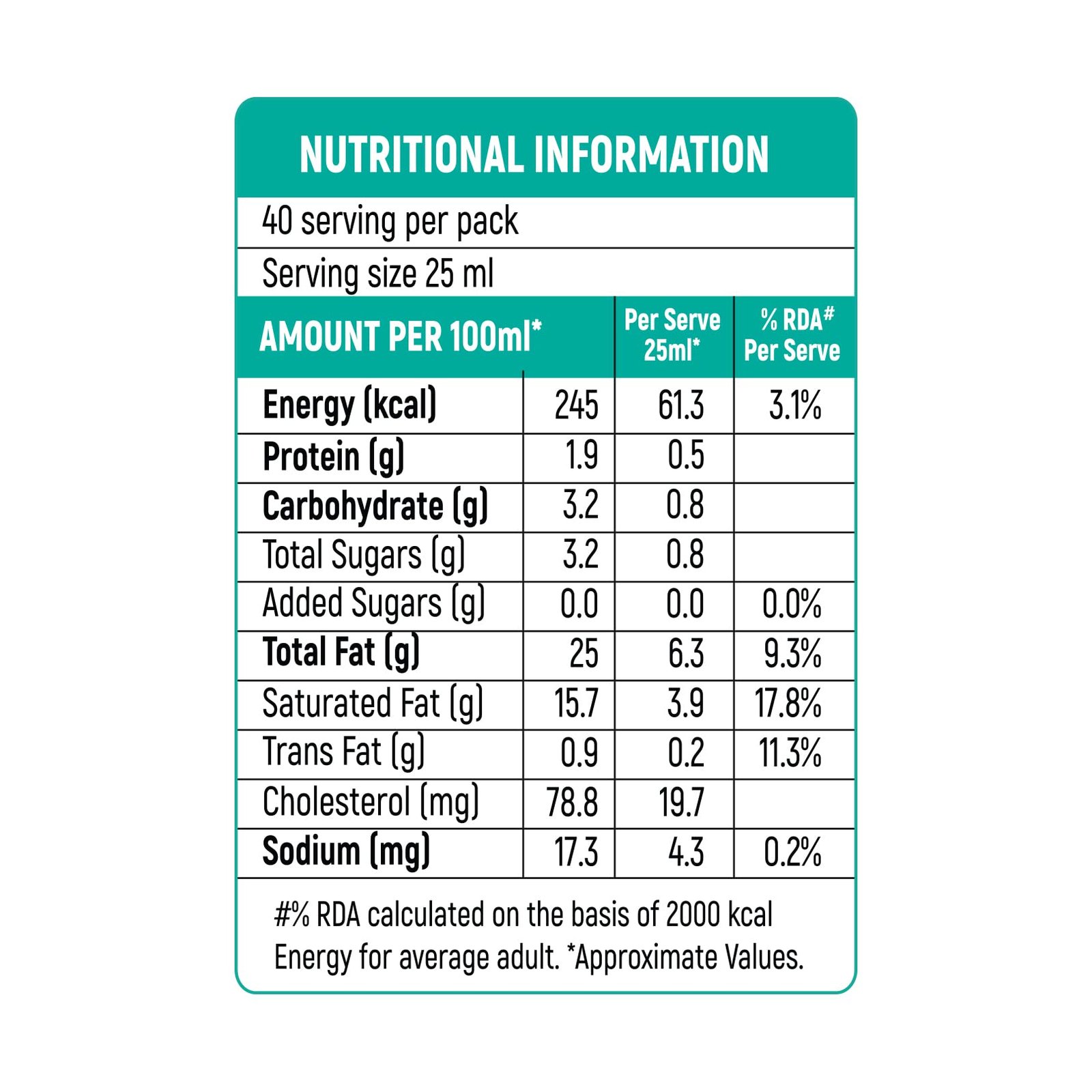 Milky Mist UHT Milk Cream Pouch, 1 L - Image 4