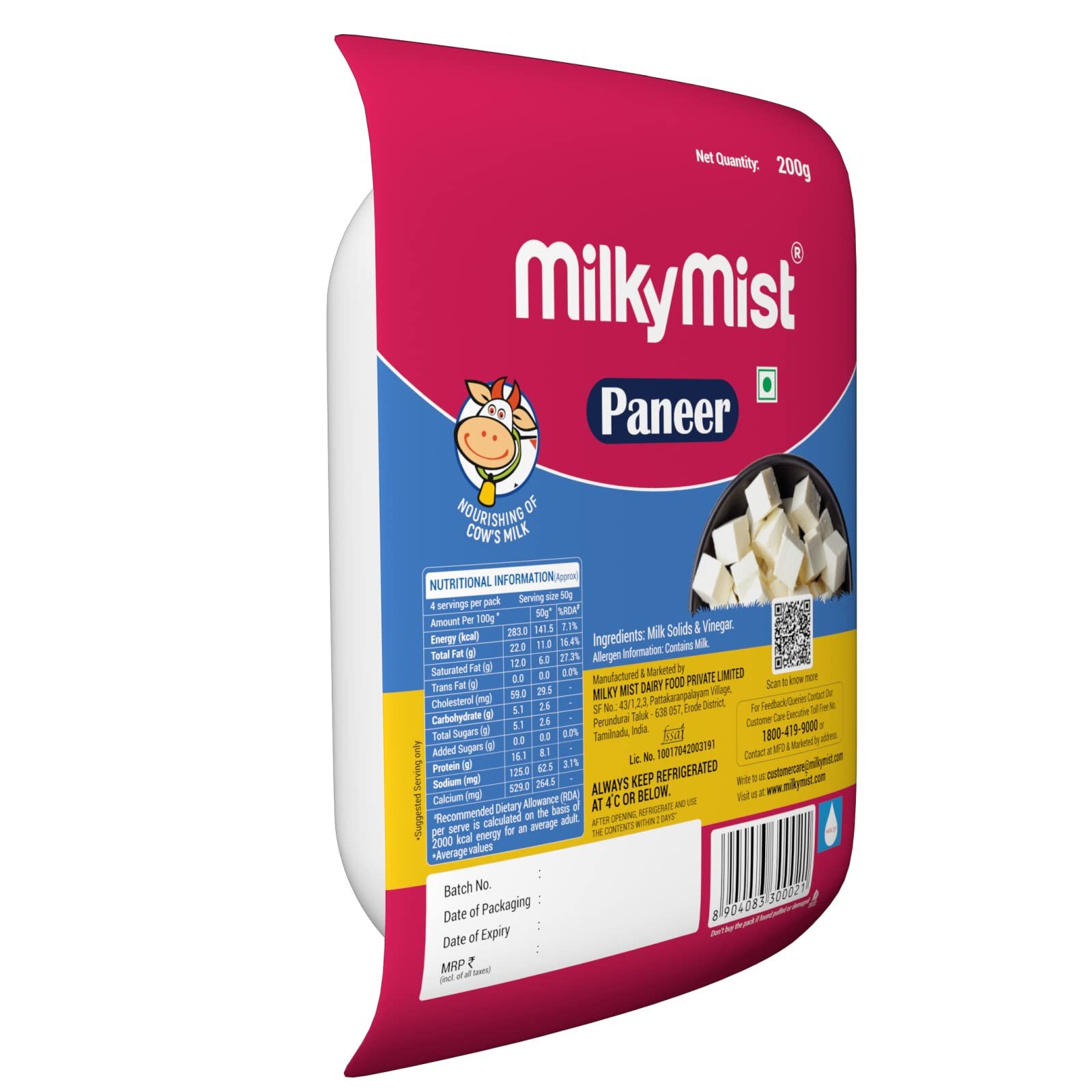 Milky Mist Paneer, 200 g - Image 3