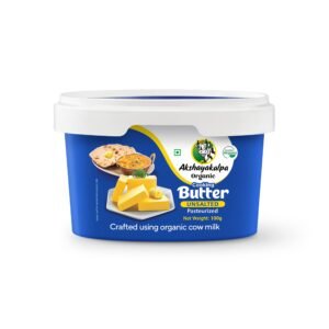 Akshayakalpa-Organic Cooking Butter Un-salted 100 g-Tub