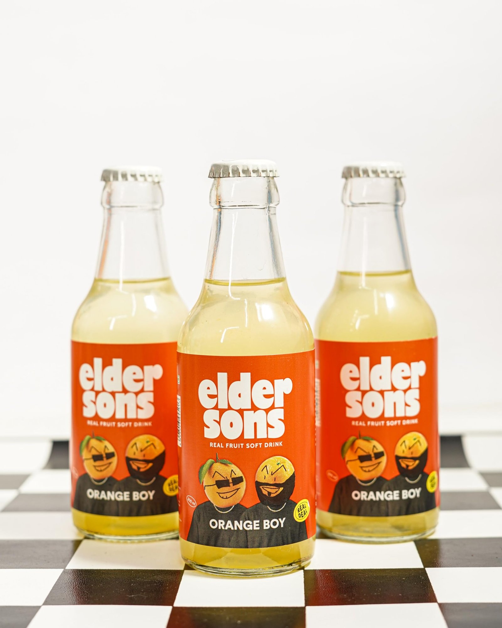 Eldersons Orange Boy (Pack of 4 X 200Ml) | Juicy Valencia Orange Soda | Only 69 Calories | Flavoured with Real Juice | Premium Soft Drink and Mixer - Image 3