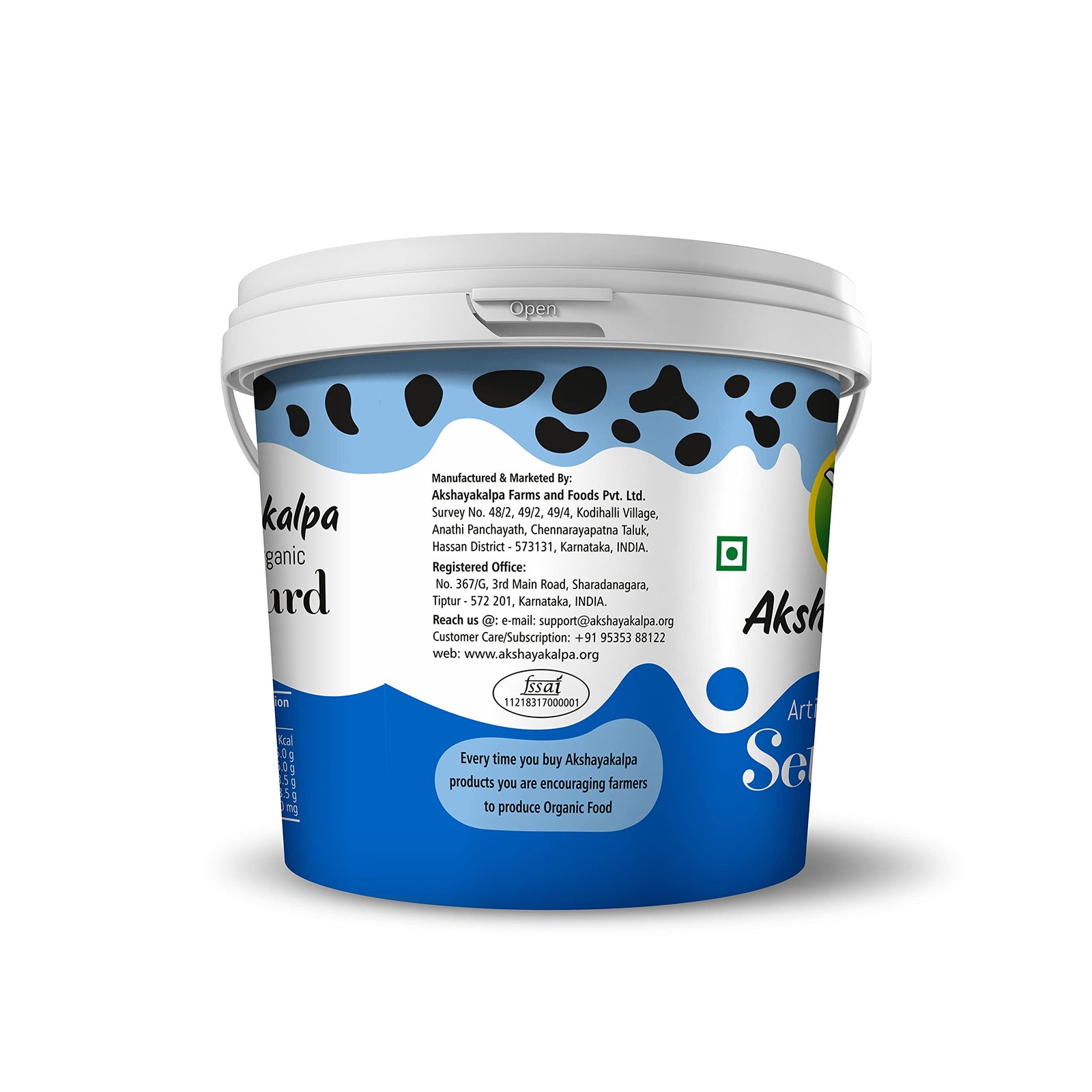 Akshayakalpa-Artisanal Organic Set Curd, 1KG - Tub. - Image 4