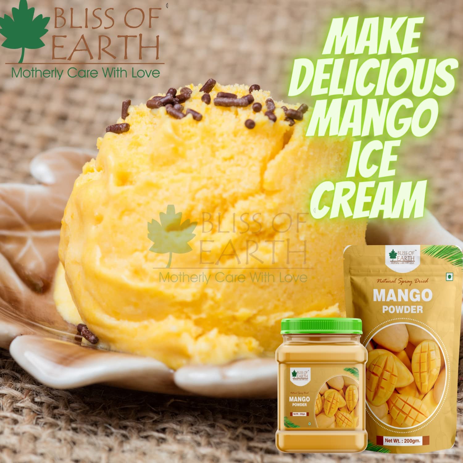 Bliss of Earth 500gm Mango Powder + 500gm Custard Apple Powder Natural Spray Dried Taste and Healthy Combo - Image 5