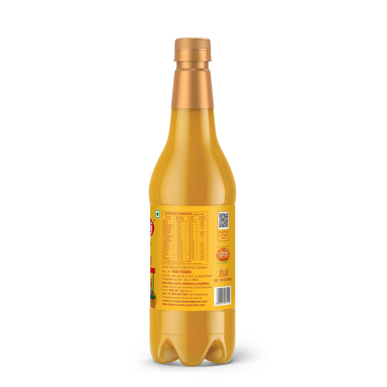 Mango Lassi Syrup for Lassi, Falooda, Milkshakes, Smoothies, Desserts, Ice Cream & Ice Gola (750ml) | Rich Alphonso Mango Taste | Refreshing Summer Drink Syrup | Easy to Mix For Party drinks / event catering | Natural Ingredients | Makes 25 Glasses - Image 3