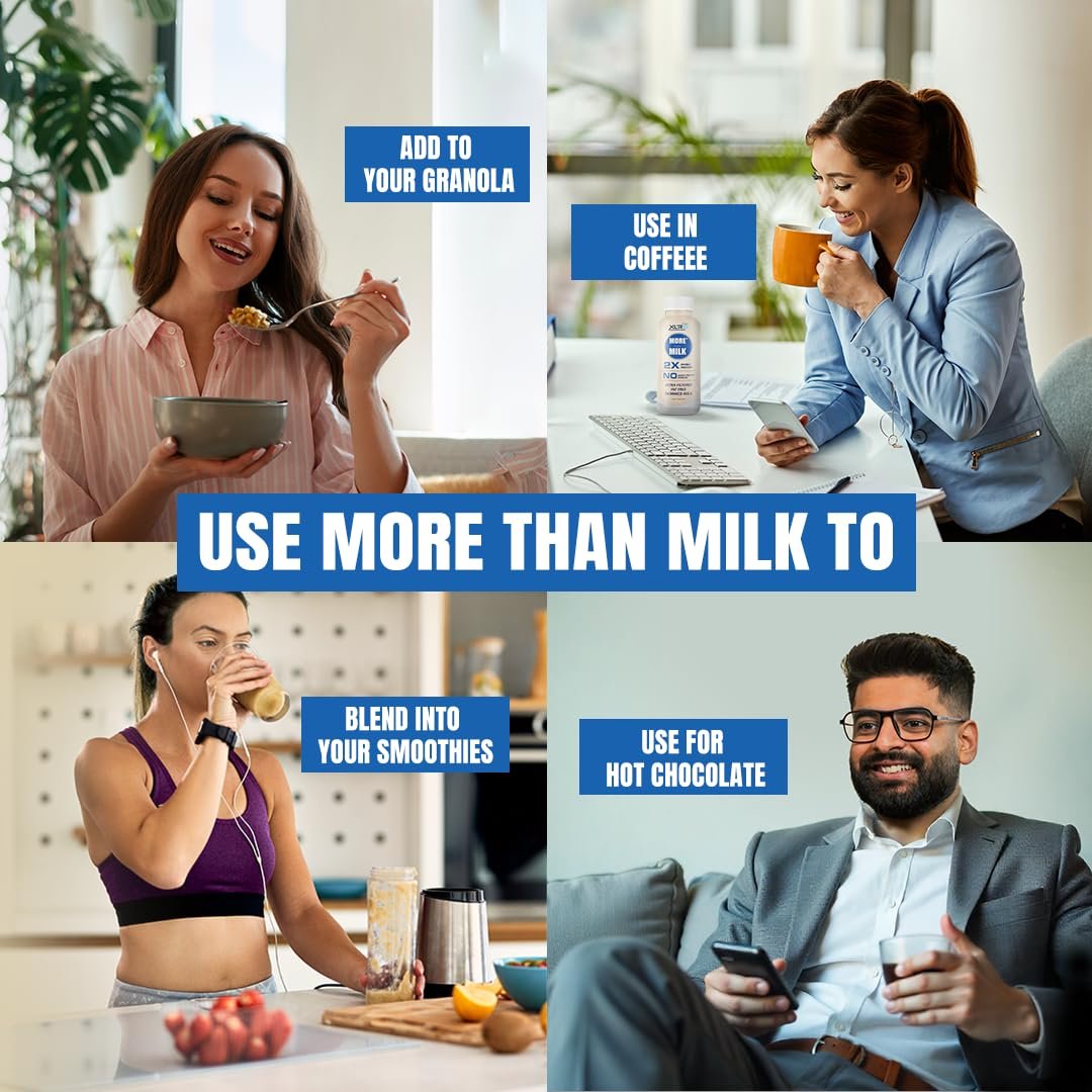 XLR8 More than Milk Ultra-Filtered High Protein Skimmed Milk (250 ml (Pack of 24)) - Image 3