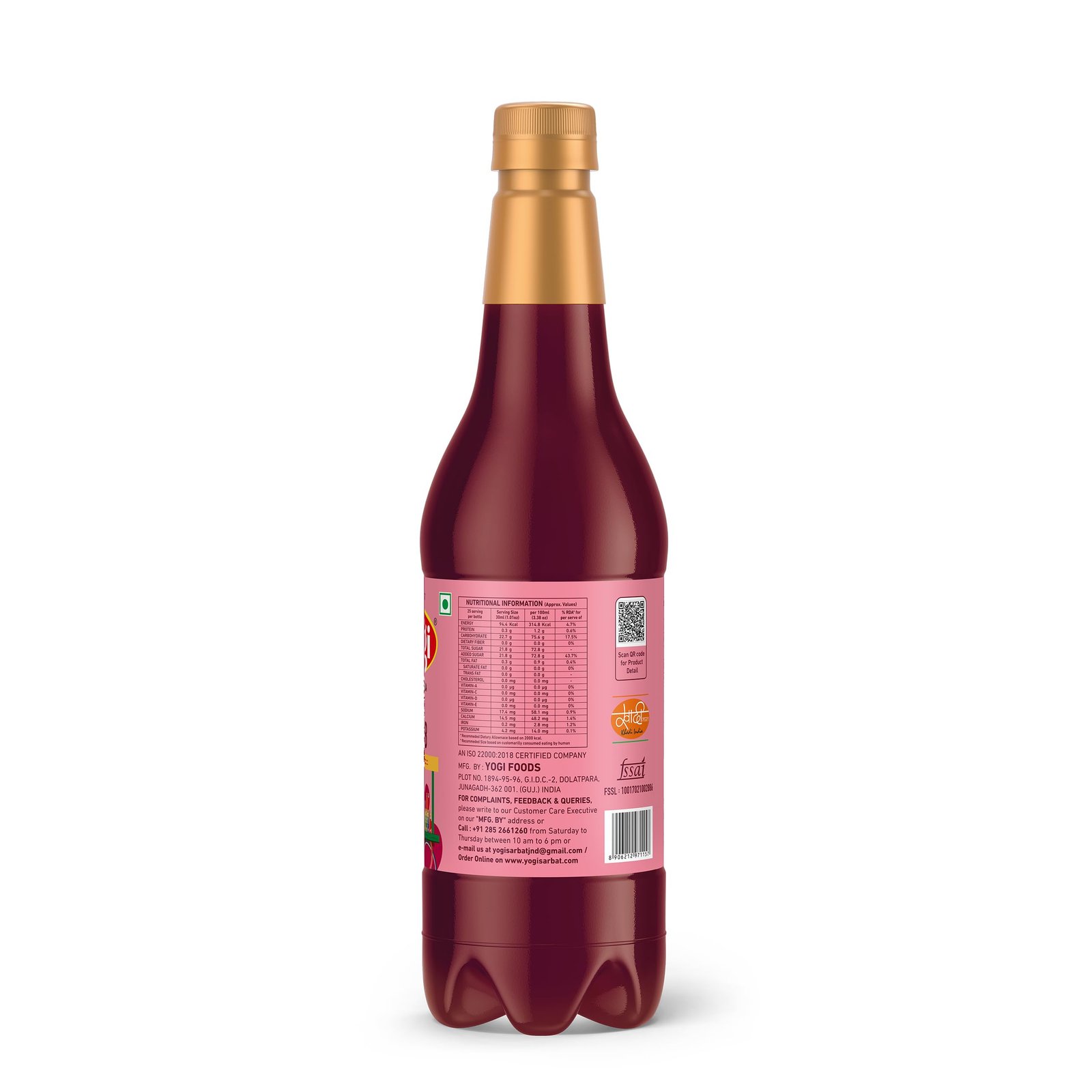 Rose Lassi Syrup for Milk, Lassi & Cold Drinks | Refreshing Aromatic Gulab Flavour Beverage Syrup | Natural Ingredients | Perfect for Falooda, Ice Cream, Ice Gola & Desserts | Perfect for Everyday | Makes 25 Glasses - 750 ml - Image 3