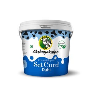 Akshayakalpa-Artisanal Organic Set Curd, 1KG - Tub.