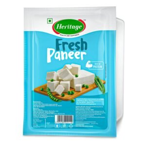 Heritage Soft & Creamy Paneer - 500g | Tasty, Nutritious & Easy to Cook