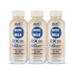 XLR8 More than Milk Ultra-Filtered High Protein Skimmed Cow’s Milk 250 ml, 2X Protein, Fat Free, No Preservatives (Pack of 3)