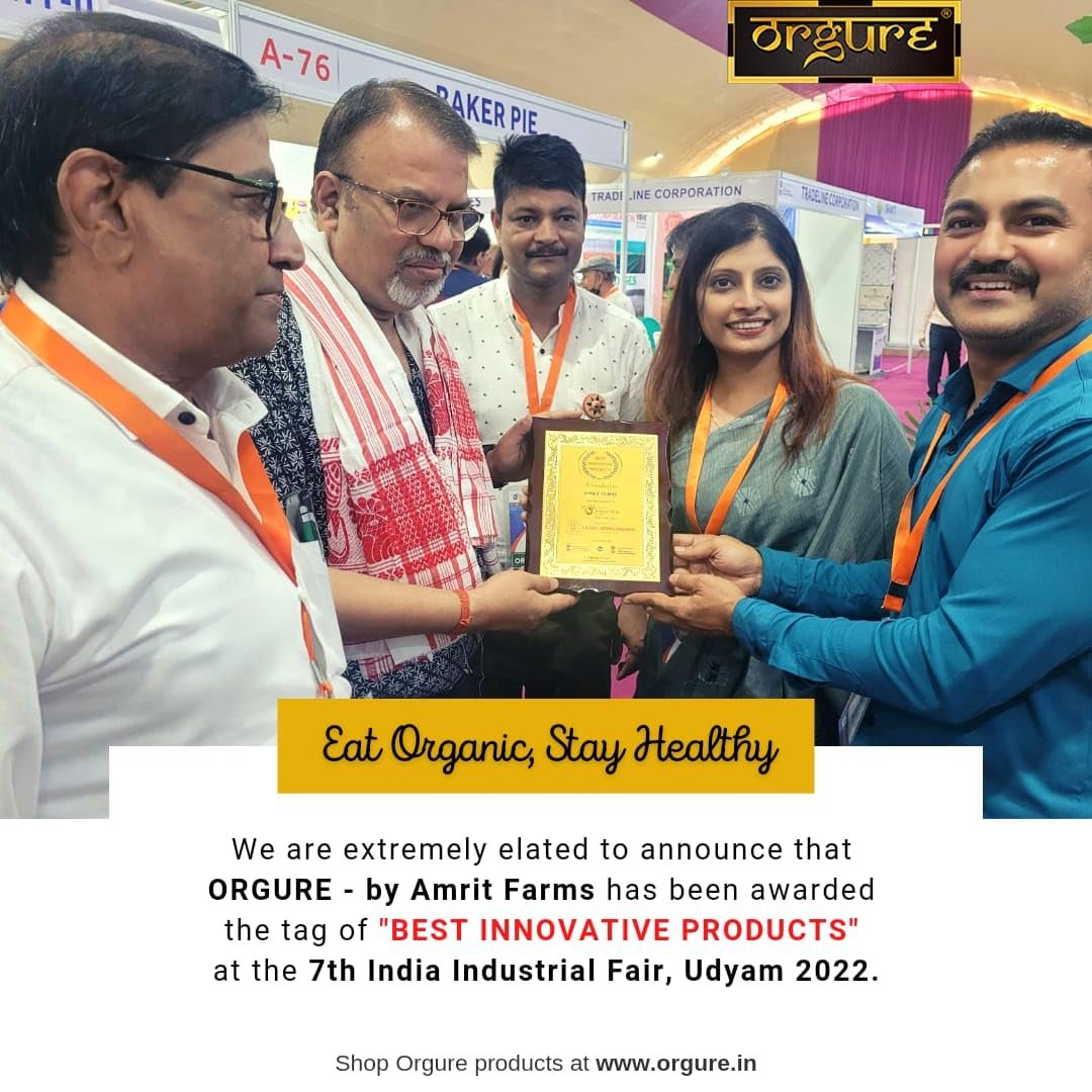 ORGURE A2 Desi Cow Ghee – Bilona Hand-Churned | Grass-Fed & Natural | No Preservatives | Non-GMO | Lab Tested | Immunity & Digestion Support | MSME Award Winner | 500ml Glass Jar - Image 2