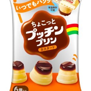 Ezaki Glico Chocotto Pucchin Pudding 120g | 6 Pudding Pieces Inside | Made in Japan | Japanese Pudding | Japanese Sweets
