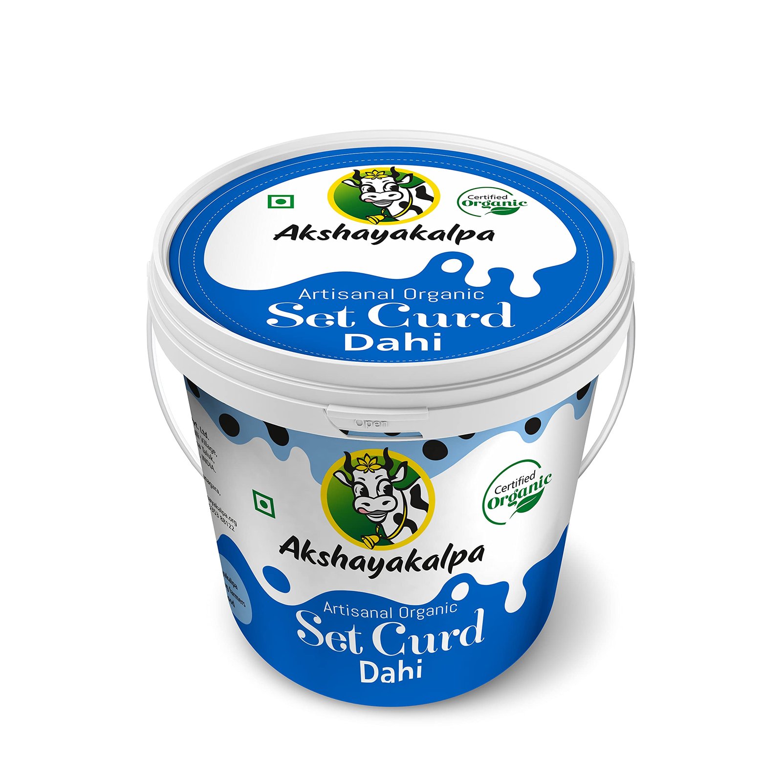 Akshayakalpa-Artisanal Organic Set Curd, 1KG - Tub. - Image 2