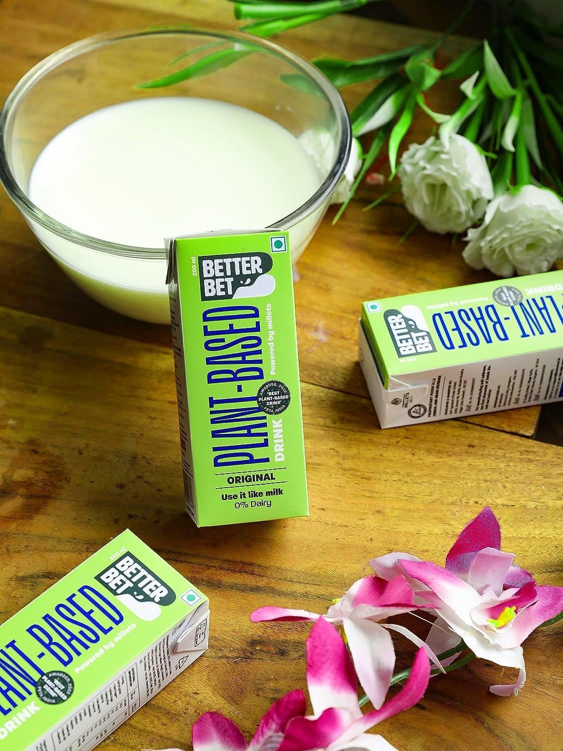 Better Bet Plant Based Vegan Drink | 1.44L Lactose Free | Pack of 8 x 180ml - Image 4