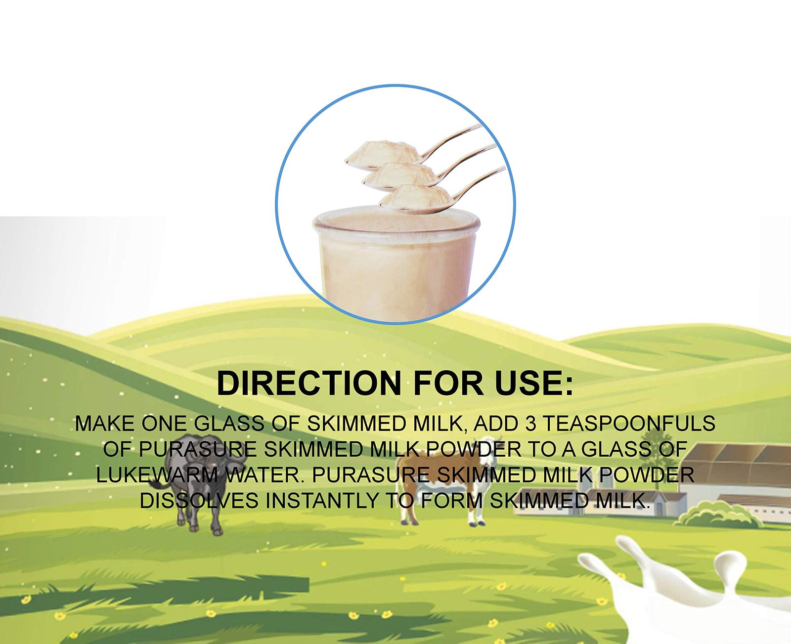 Purasure Skimmed Milk Powder, 1 KG - Image 5