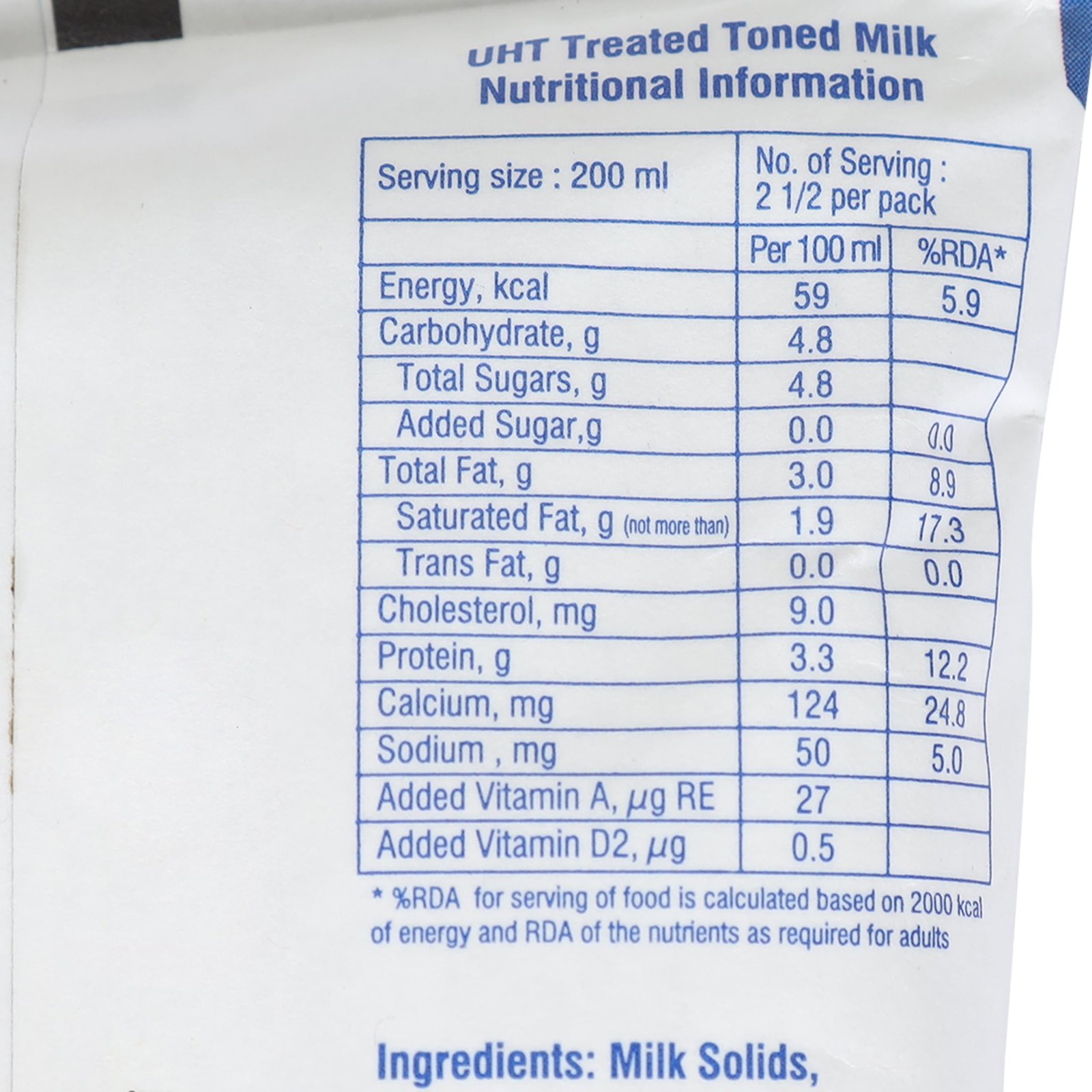 Nandini Good Life Uht Milk, 500 Ml Fino Pouch - Image 3