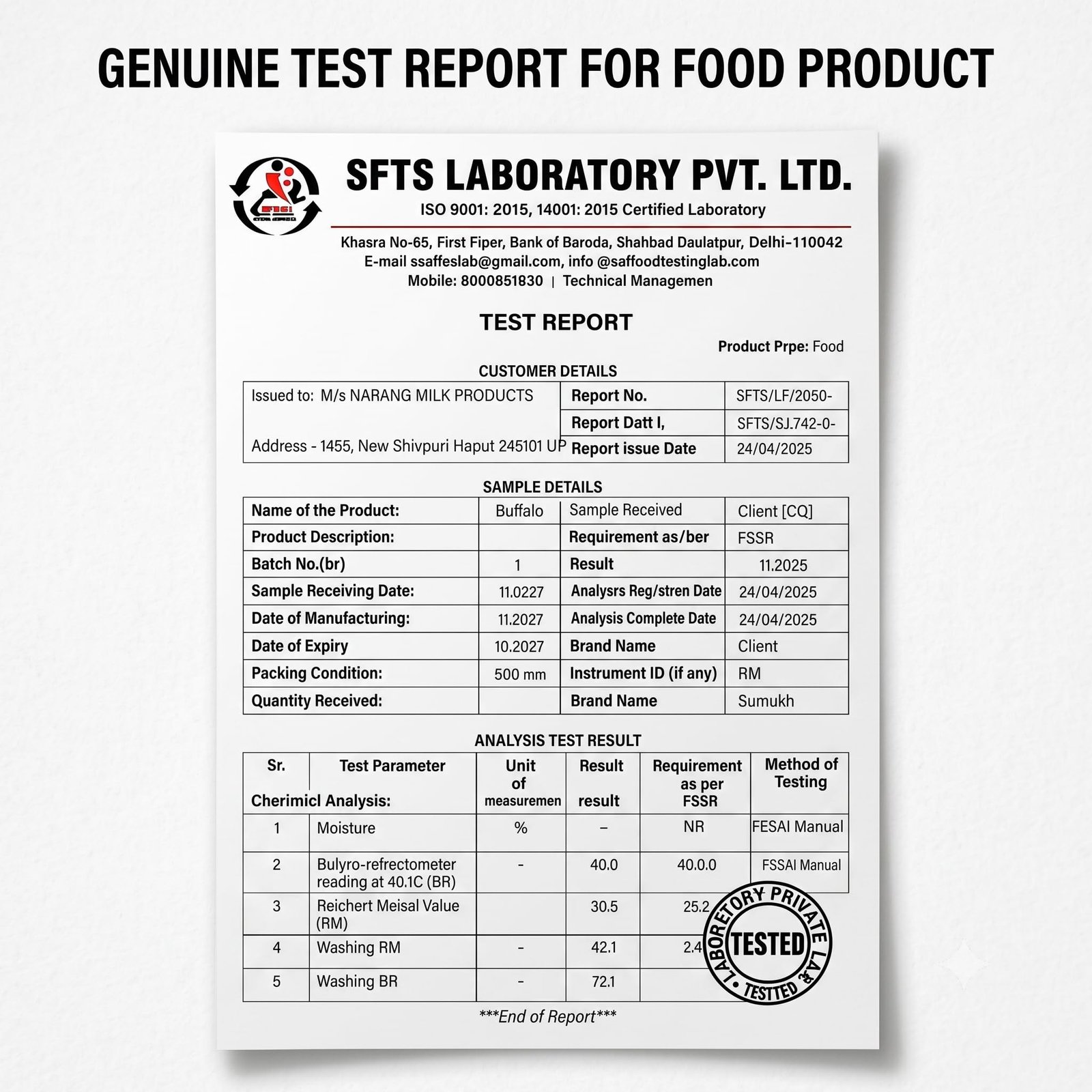 Sumukh Buffalo Ghee (500ml) | Traditional Bilona Method | Buffalo ghee | Grass fed Buffalo | Bilona Ghee | 100% Pure and Chemical Free(White) 500ml packaging - Image 2