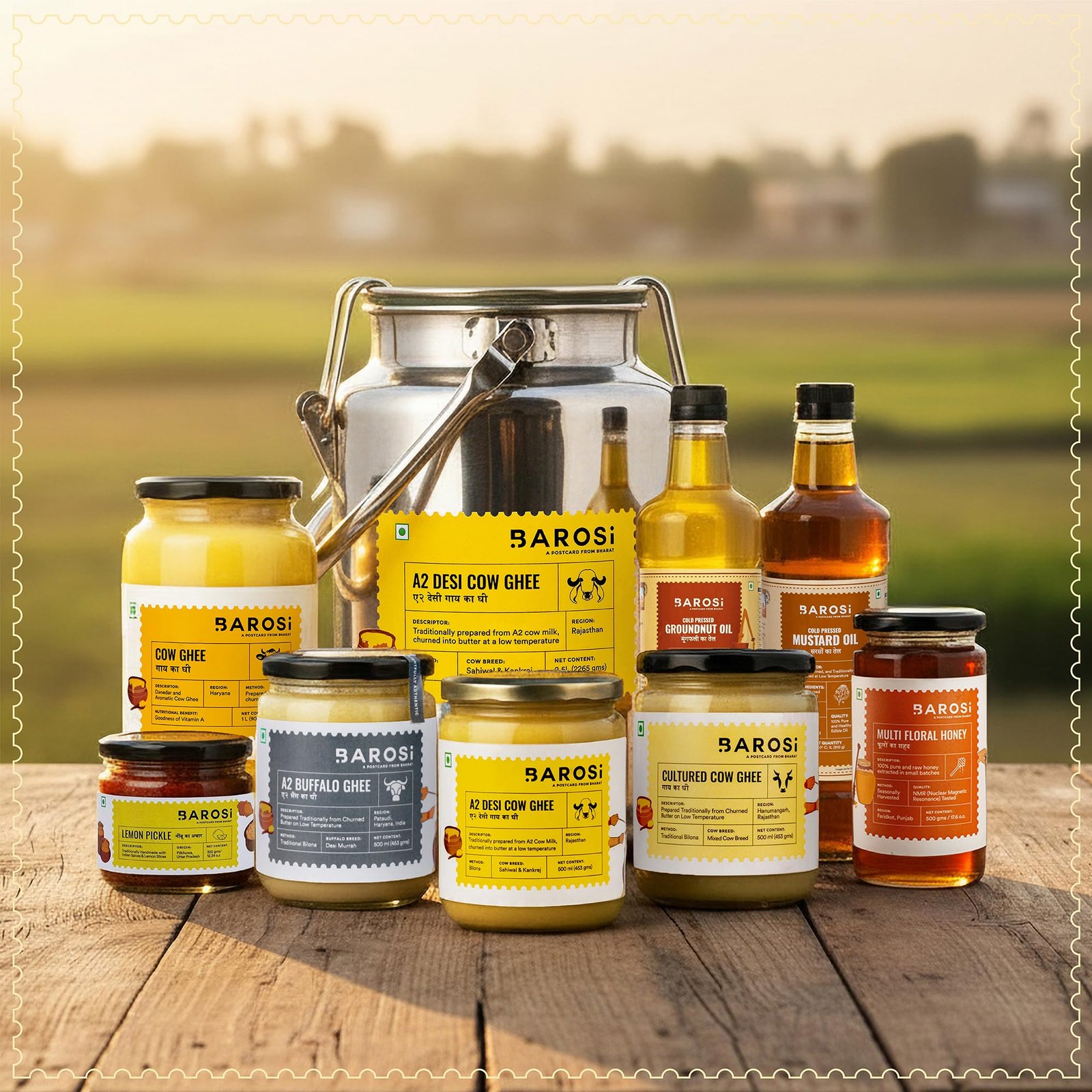 BAROSI A2 Desi Cow Ghee 1L | Lab Tested | Grass-Fed | Bilona | Glass Jar - Image 9