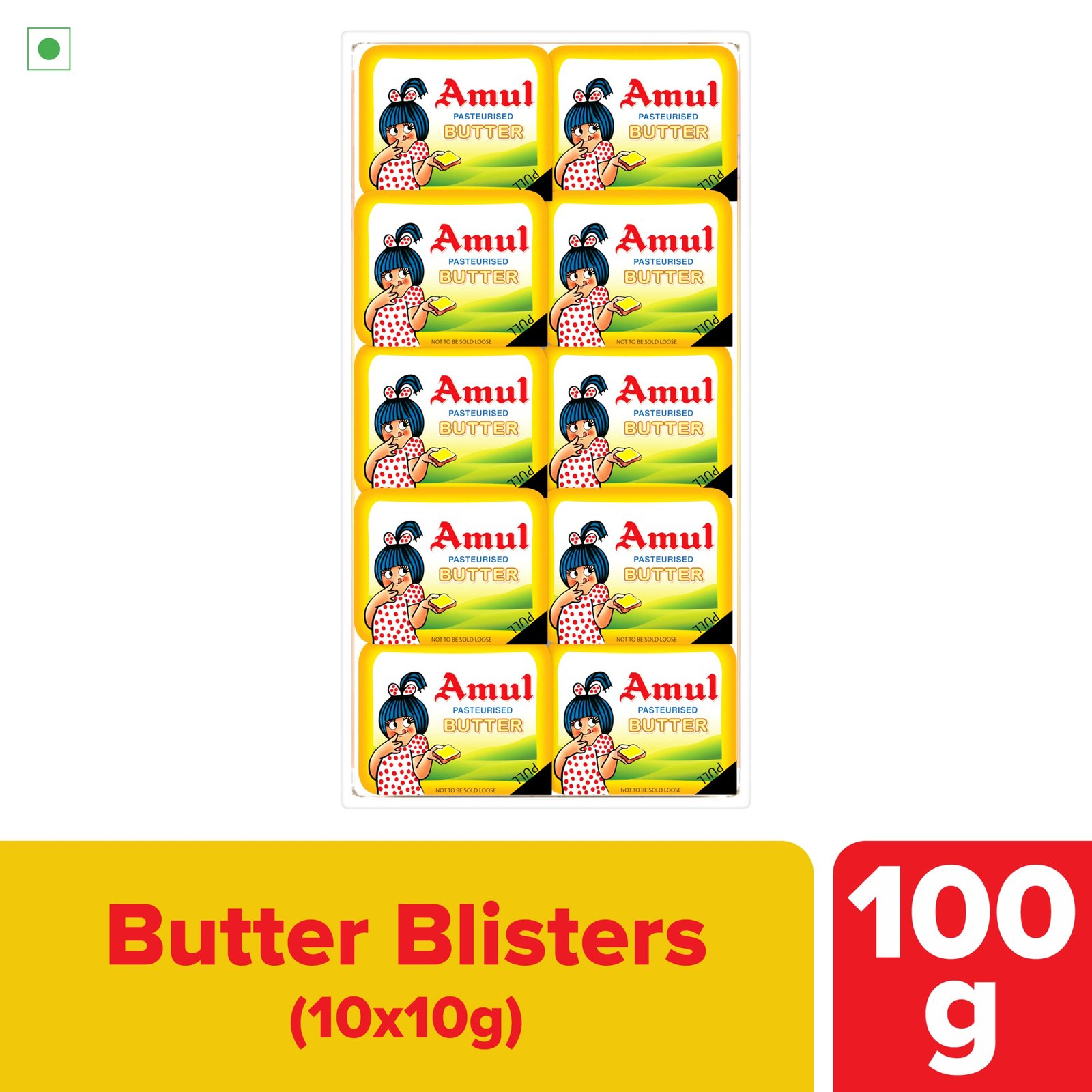 Amul School Pack Salted Butter Pasteurised, 100 Gm - Image 3