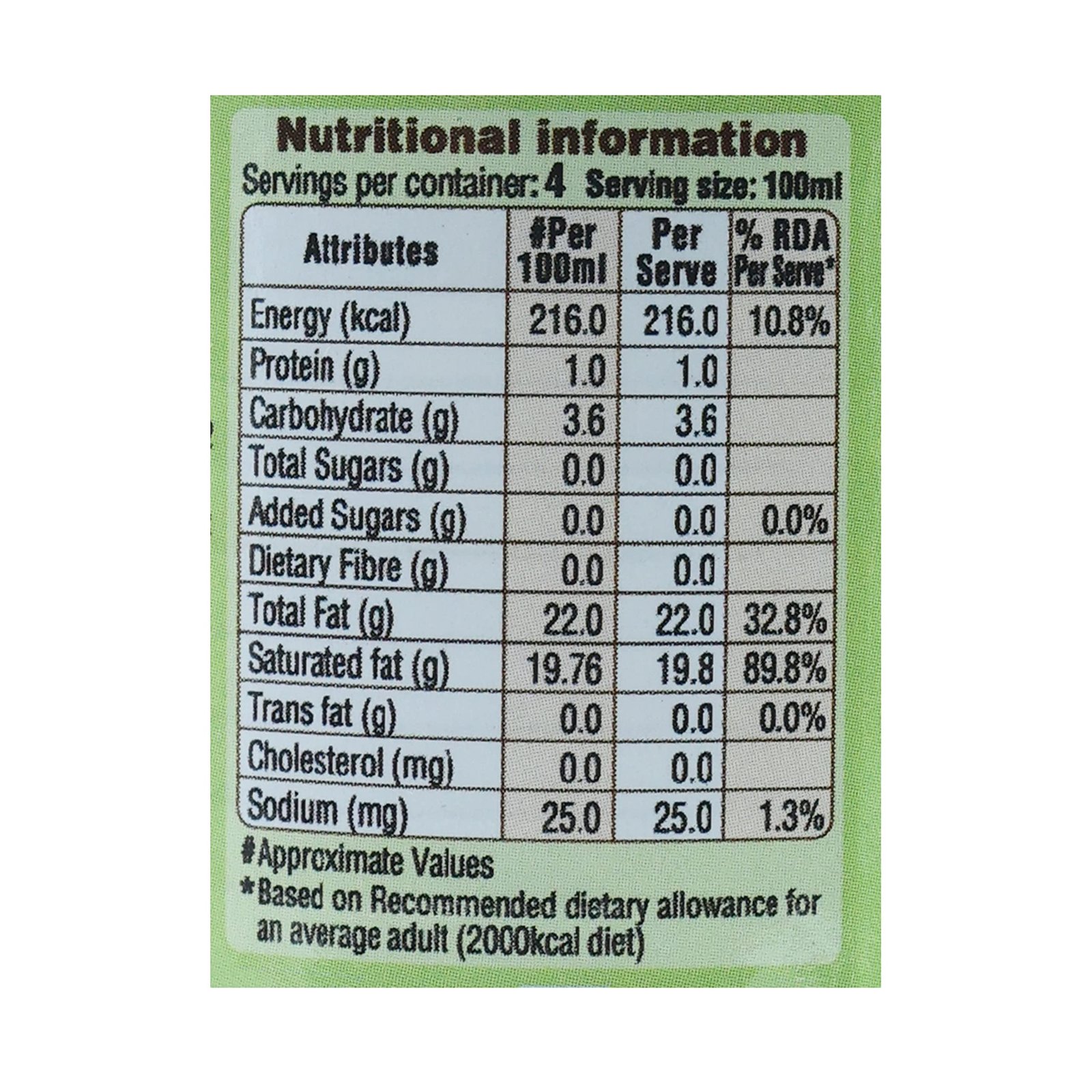 Isvaari Unsweetened Coconut Cream | Canned | 400ml | Pack of 2 - Image 5