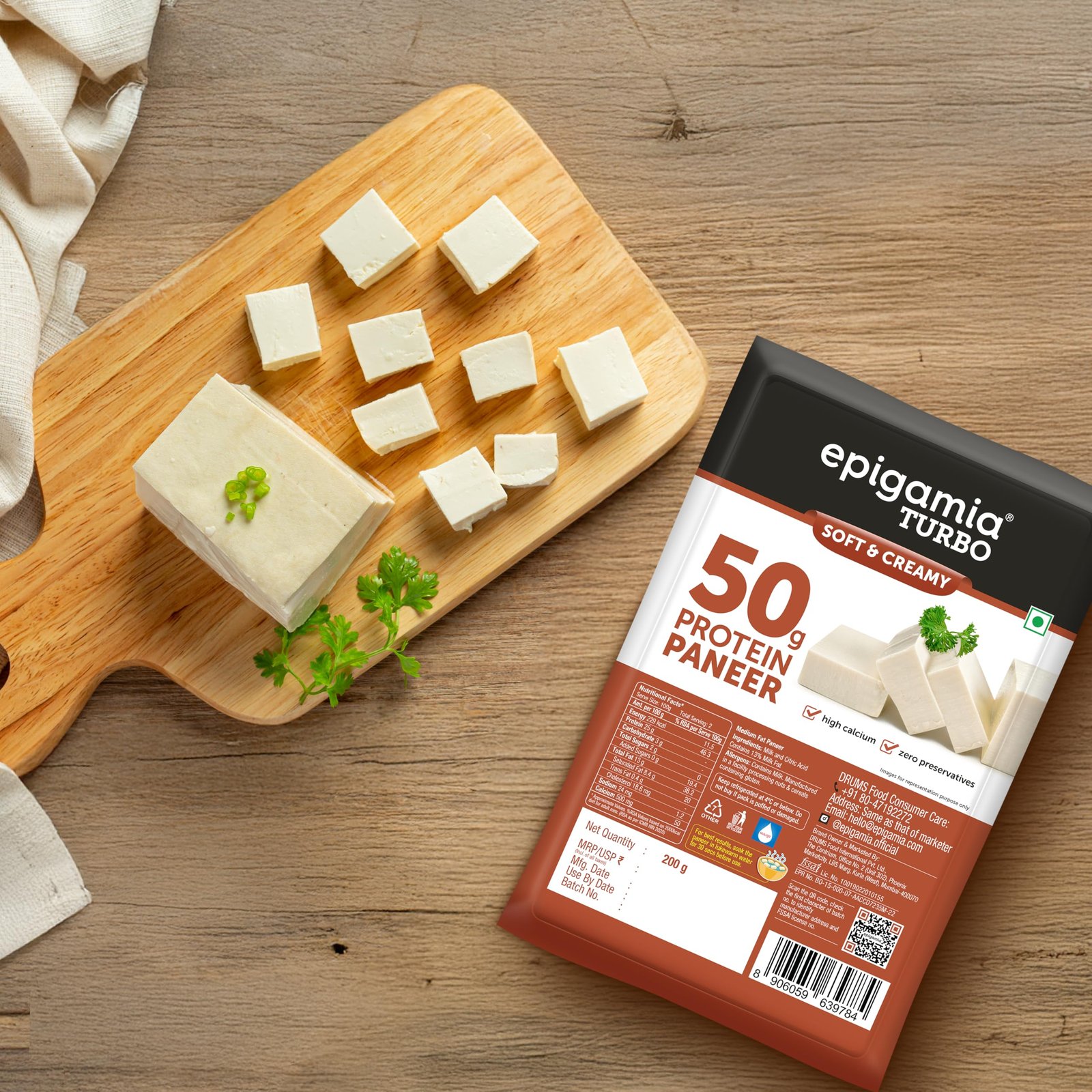 Epigamia High Protein Paneer - High Protein, 200 gms - Image 2